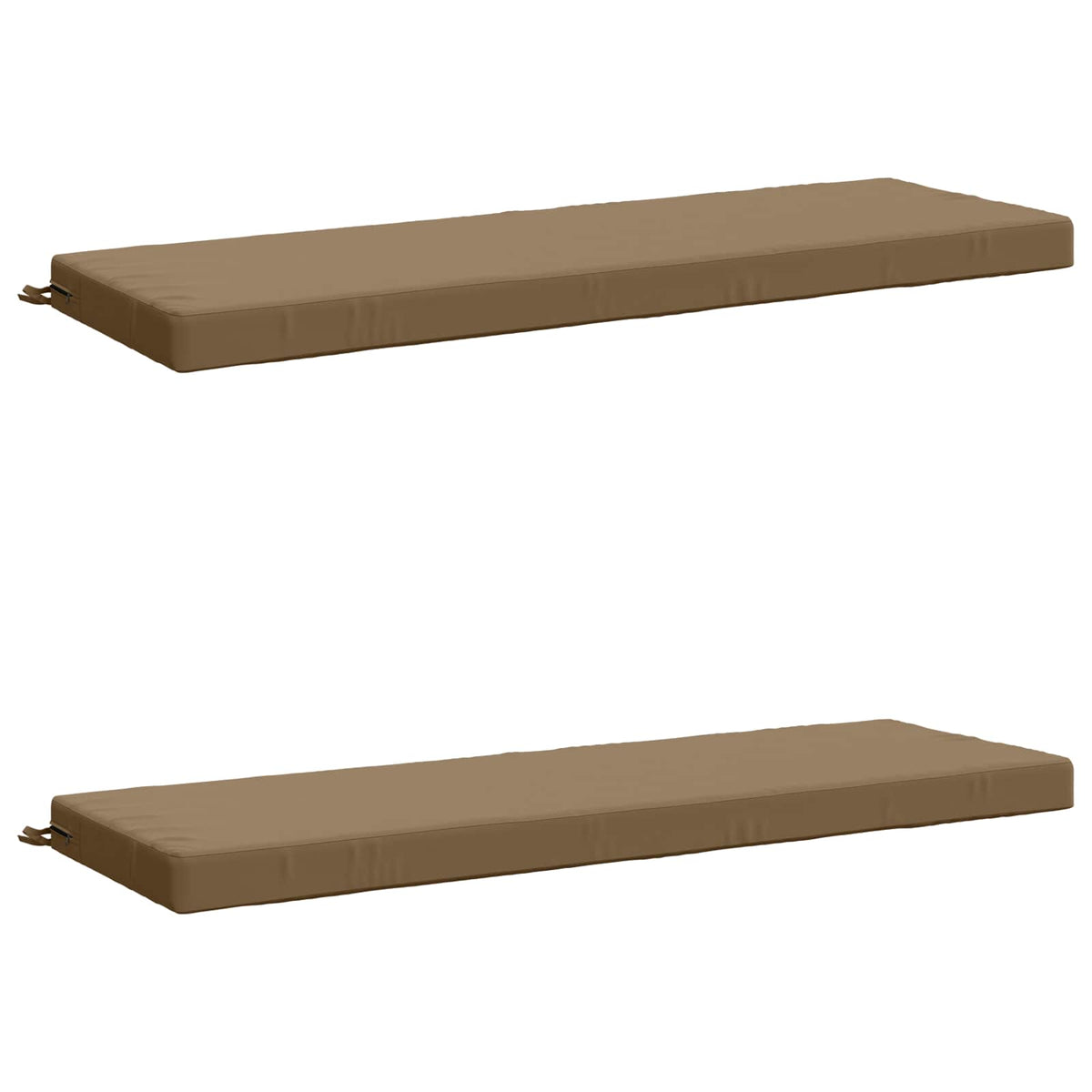 2-delige Bankkussens SOEST 2 st 100% Polyester Taupe