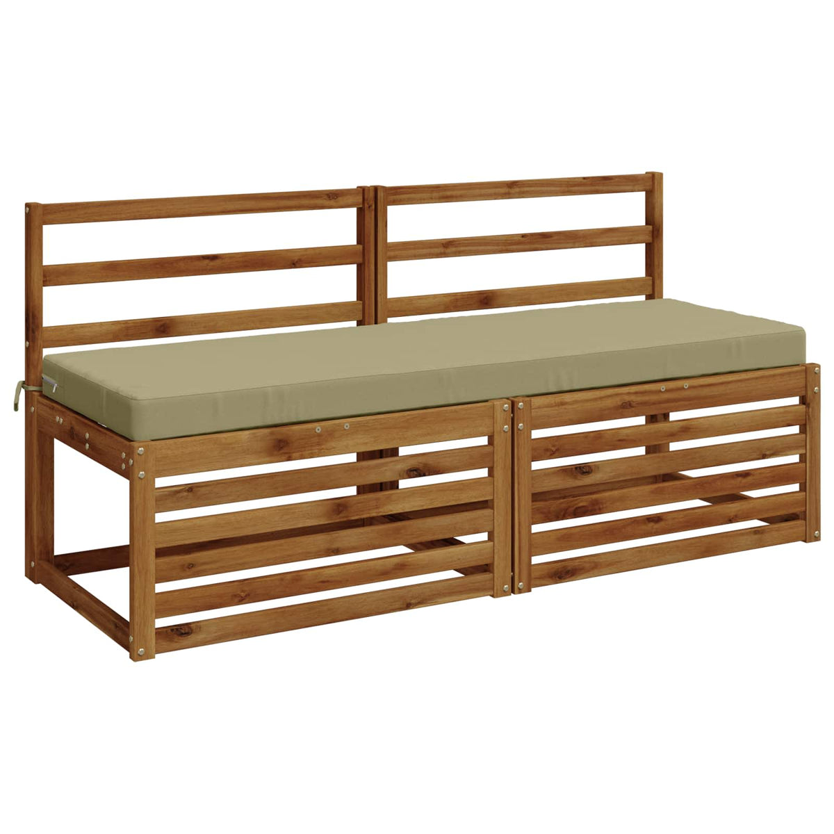 Bankkussen SOEST 100% Polyester Lichtgroen 150 x 50 x 8 cm