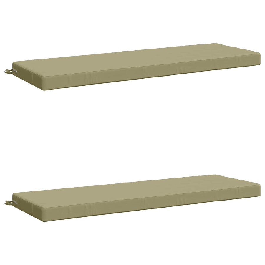 2-delige Bankkussens SOEST 2 st 100% Polyester Lichtgroen