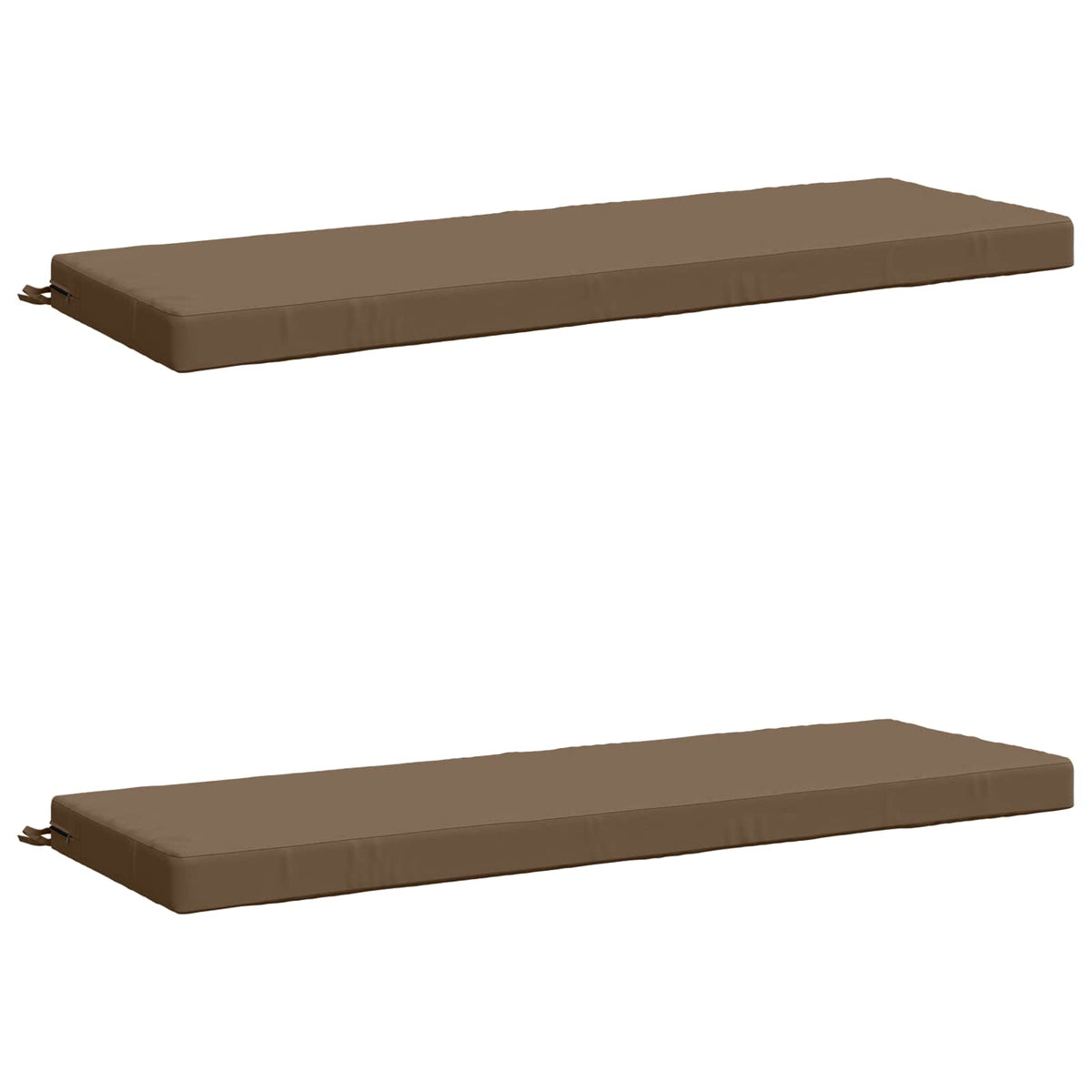 2-delige Bankkussens SOEST 2 st 100% Polyester Taupe
