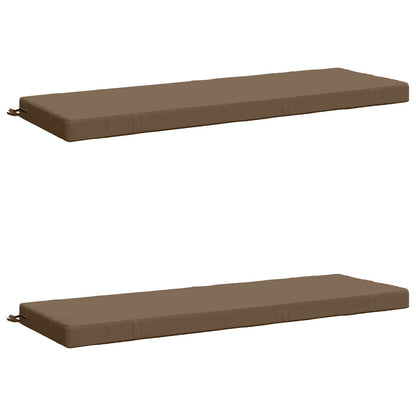 2-delige Bankkussens SOEST 2 st 100% Polyester Taupe