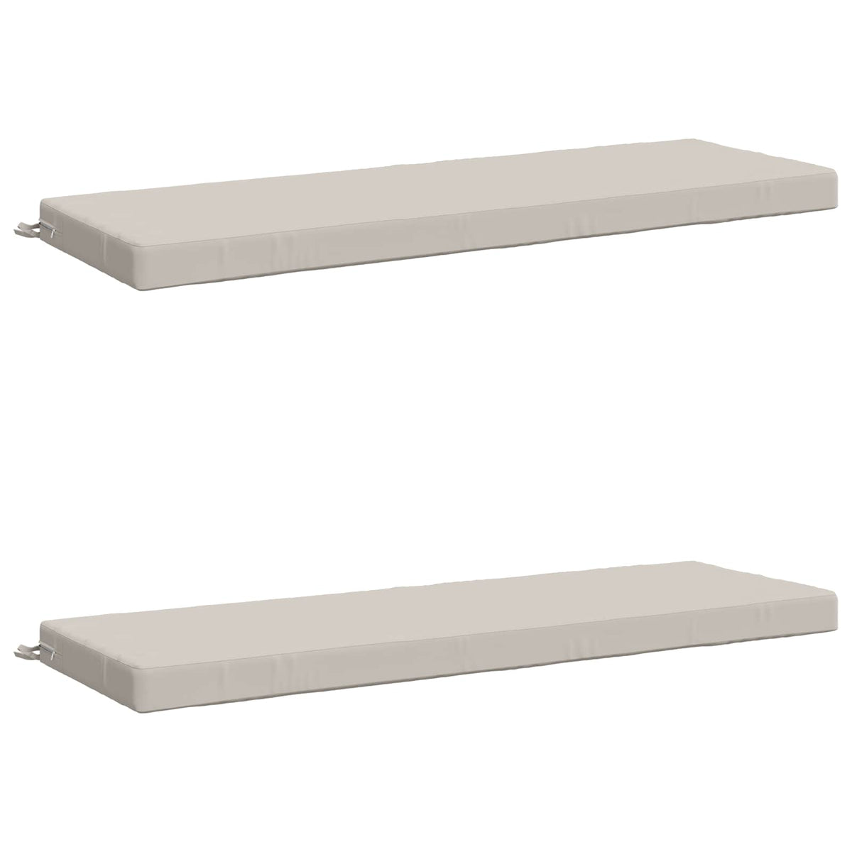 2-delige Bankkussens SOEST 2 st 100% Polyester Wit