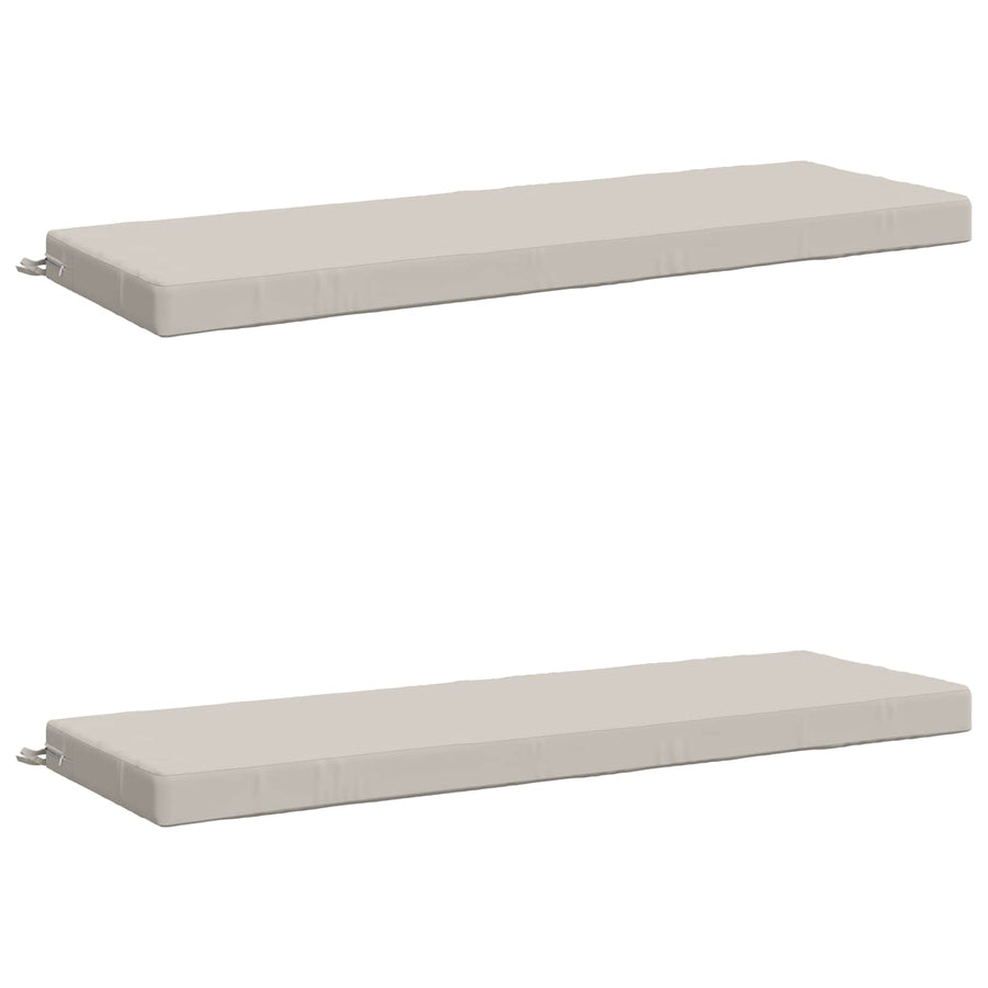 2-delige Bankkussens SOEST 2 st 100% Polyester Wit