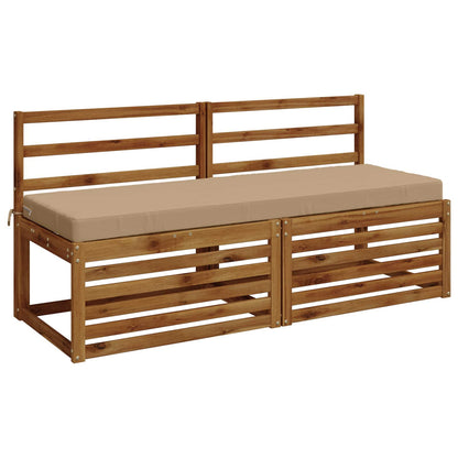 2-delige Bankkussens SOEST 2 st 100% Polyester Zand