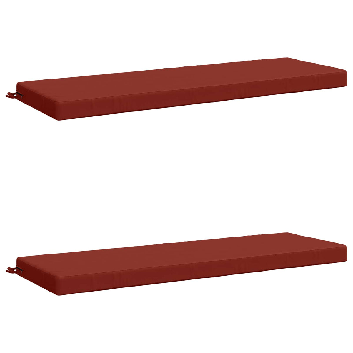 2-delige Bankkussens SOEST 2 st 100% Polyester Rood