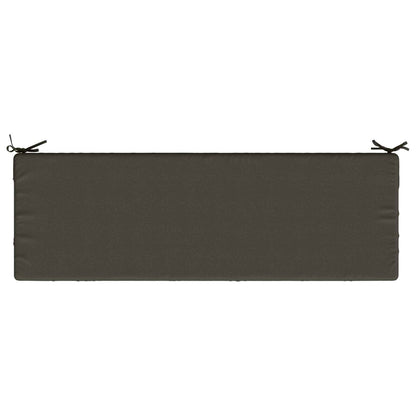 Bankkussen SOEST 100% Polyester Antraciet 150 x 50 x 8 cm