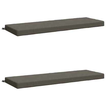 2-delige Bankkussens SOEST 2 st 100% Polyester Grijs
