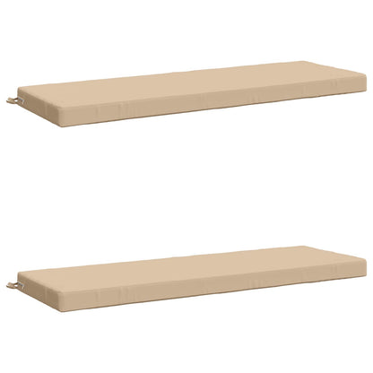 2-delige Bankkussens SOEST 2 st 100% Polyester Crèmekleurig