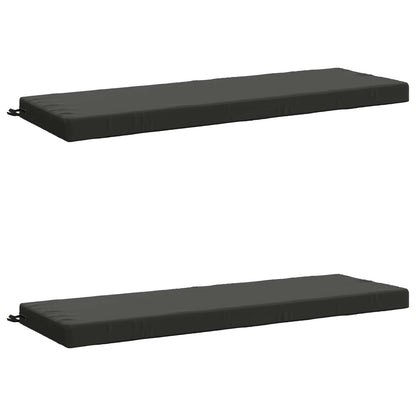 2-delige Bankkussens SOEST 2 st 100% Polyester Antraciet