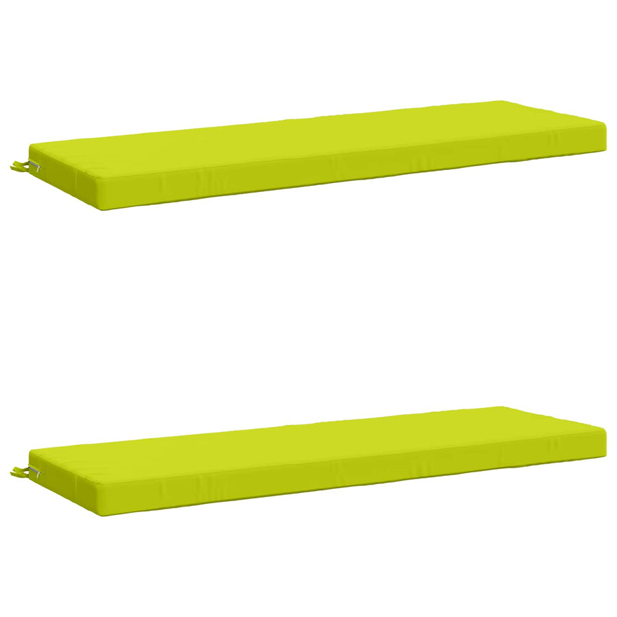 2-delige Bankkussens SOEST 2 st 100% Polyester Helder groen