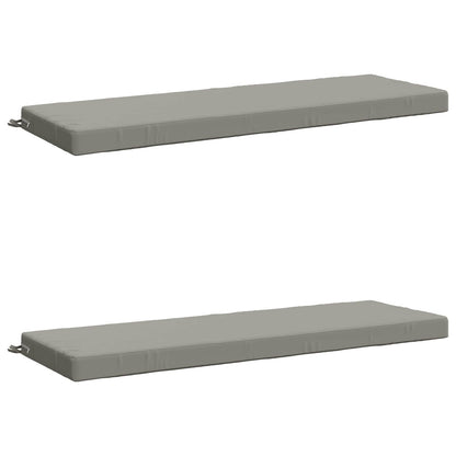 2-delige Bankkussens SOEST 2 st 100% Polyester Grijs