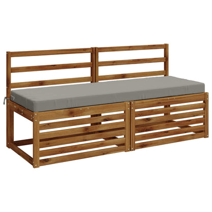 2-delige Bankkussens SOEST 2 st 100% Polyester Grijs