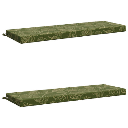 2-delige Bankkussens SOEST 2 st 100% Polyester Bladontwerp