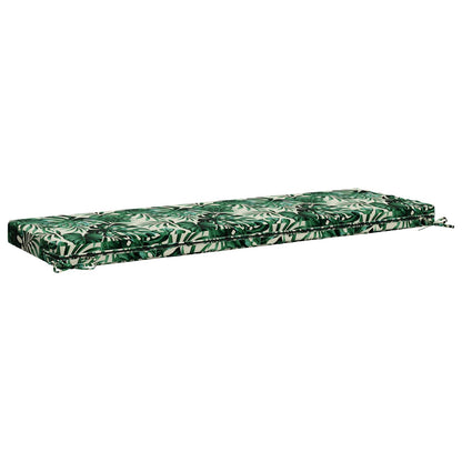 Bankkussen SOEST 100% Polyester Bladpatroon 150 x 50 x 8 cm