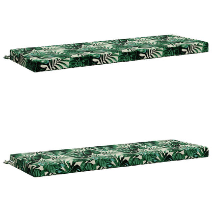 2-delige Bankkussens SOEST 2 st 100% Polyester Bladpatroon