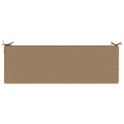 Bankkussen SOEST 100% Polyester Taupe 150 x 50 x 8 cm