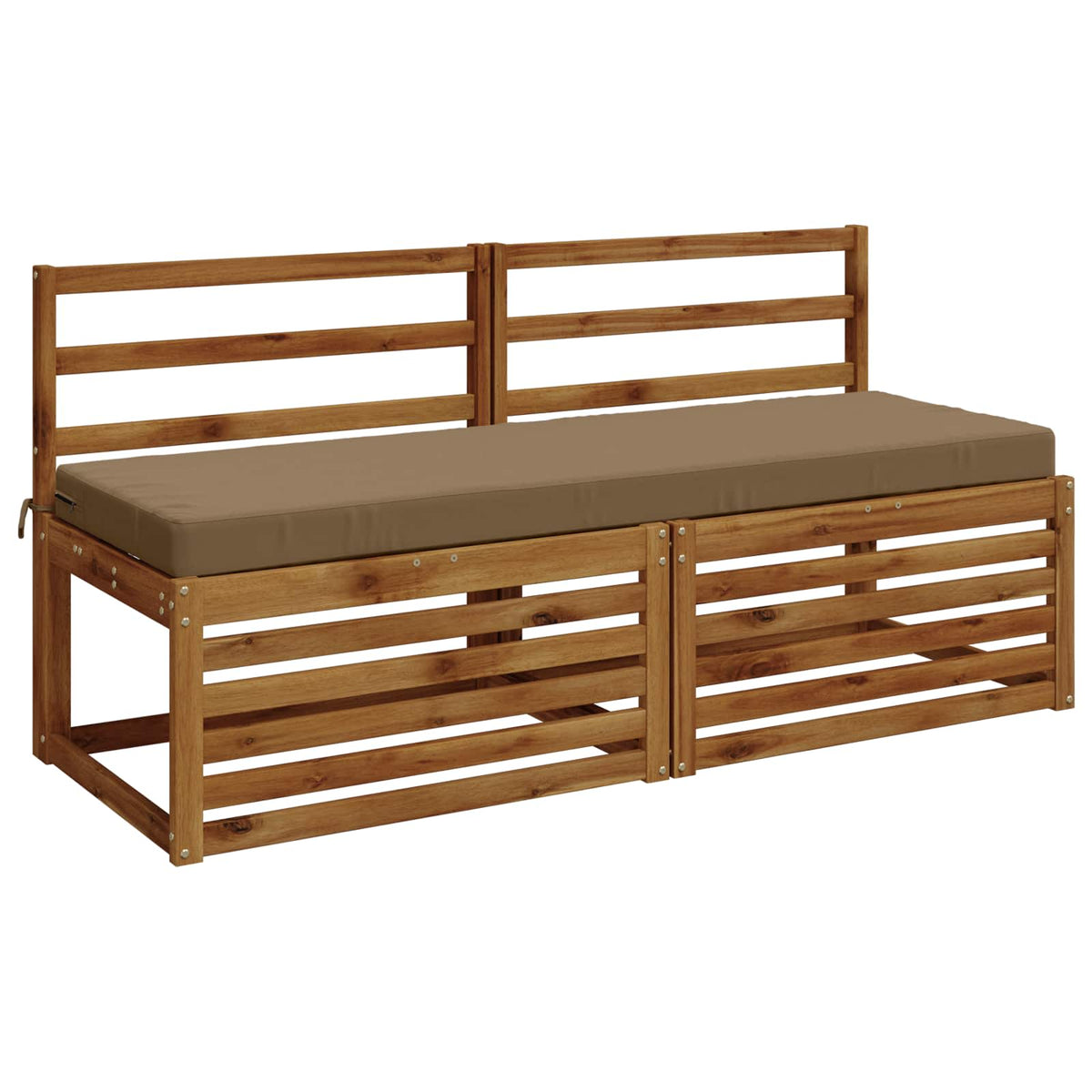2-delige Bankkussens SOEST 2 st 100% Polyester Taupe
