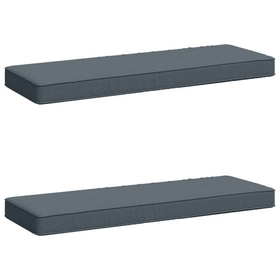 2-delige Bankkussens VUGHT 2 pcs 100% Polyester Blauw