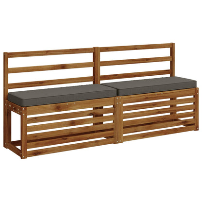 1-delig Bankkussen VUGHT 100% Polyester Grijs 60 x 30 x 5 cm