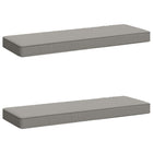 Bankkussens VUGHT 2 stuks grijs polyester