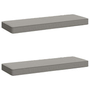 Bankkussens VUGHT 2 stuks grijs polyester
