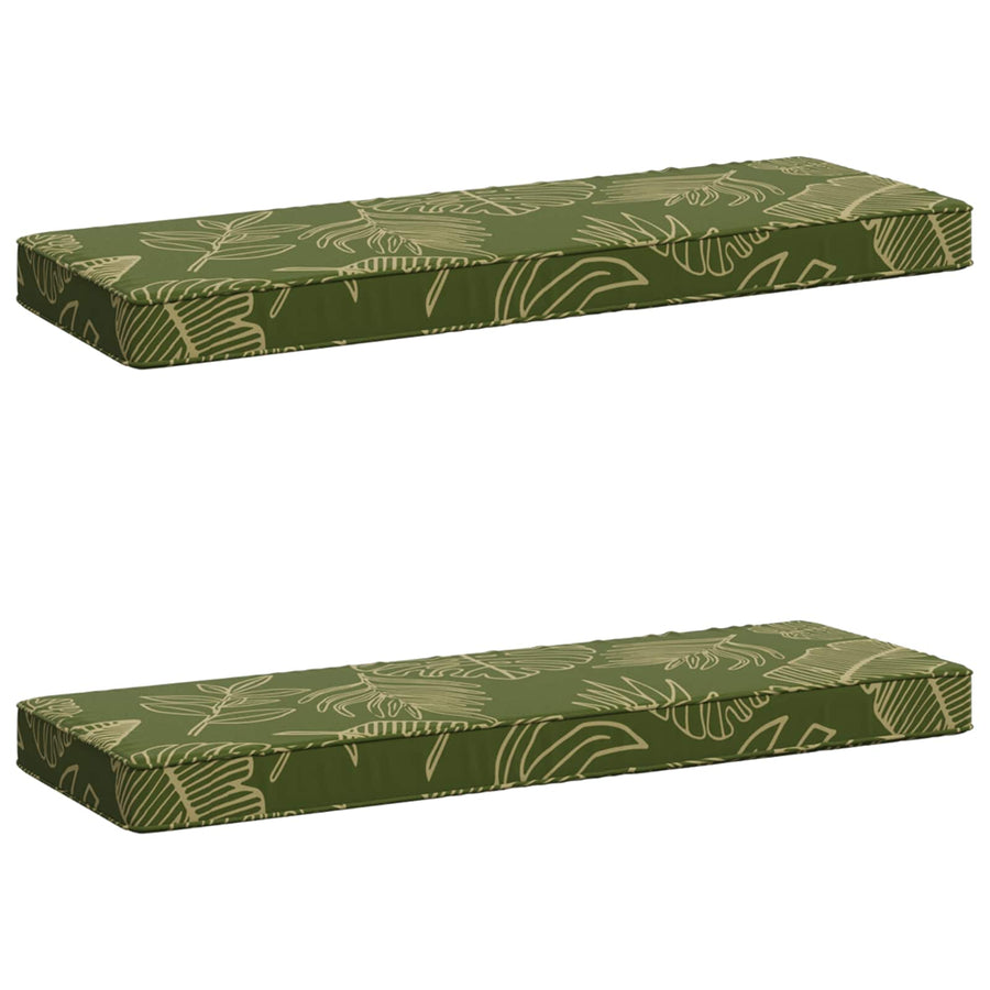 2-delige Bankkussens VUGHT 2 pcs 100% Polyester Bladontwerp