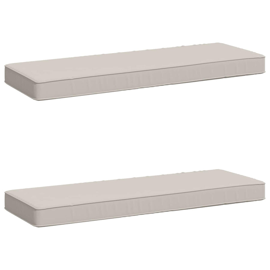 2-delige Bankkussens VUGHT 2 pcs 100% Polyester Wit