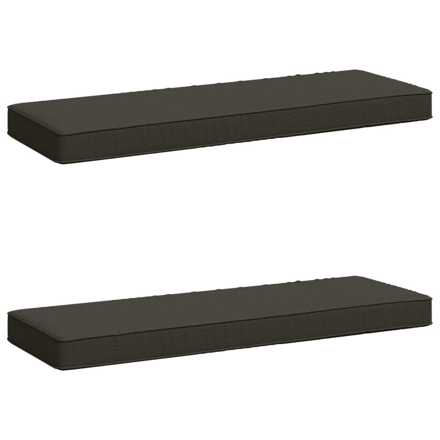 2-delige Bankkussens VUGHT 2 pcs 100% Polyester Antraciet