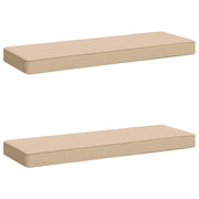 Bankkussens VUGHT 2 stuks crèmekleurig polyester