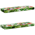Bankkussens 2 stuks 100% polyester tropisch