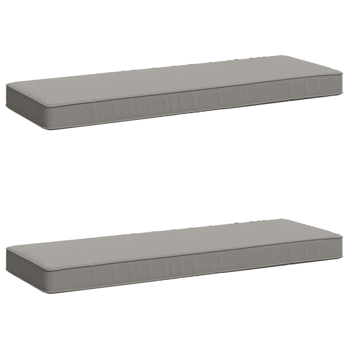 2-delige Bankkussens VUGHT 2 pcs 100% Polyester Grijs