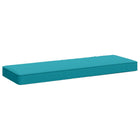 Bankkussen 100% polyester turquoise