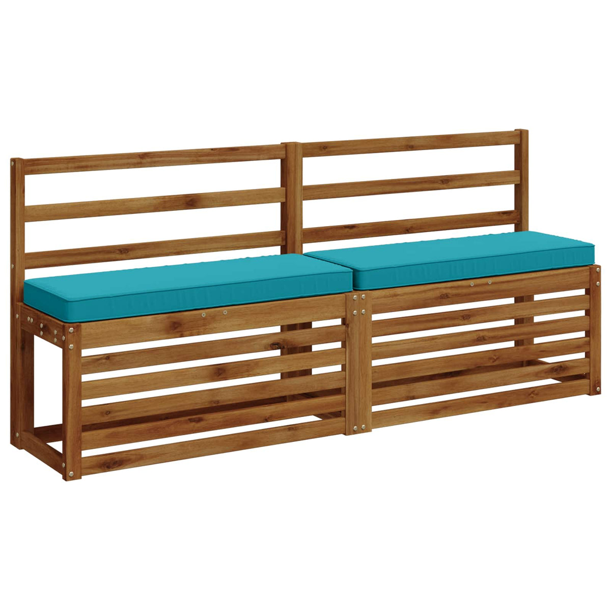 2-delige Bankkussens VUGHT 2 pcs 100% Polyester Turquoise