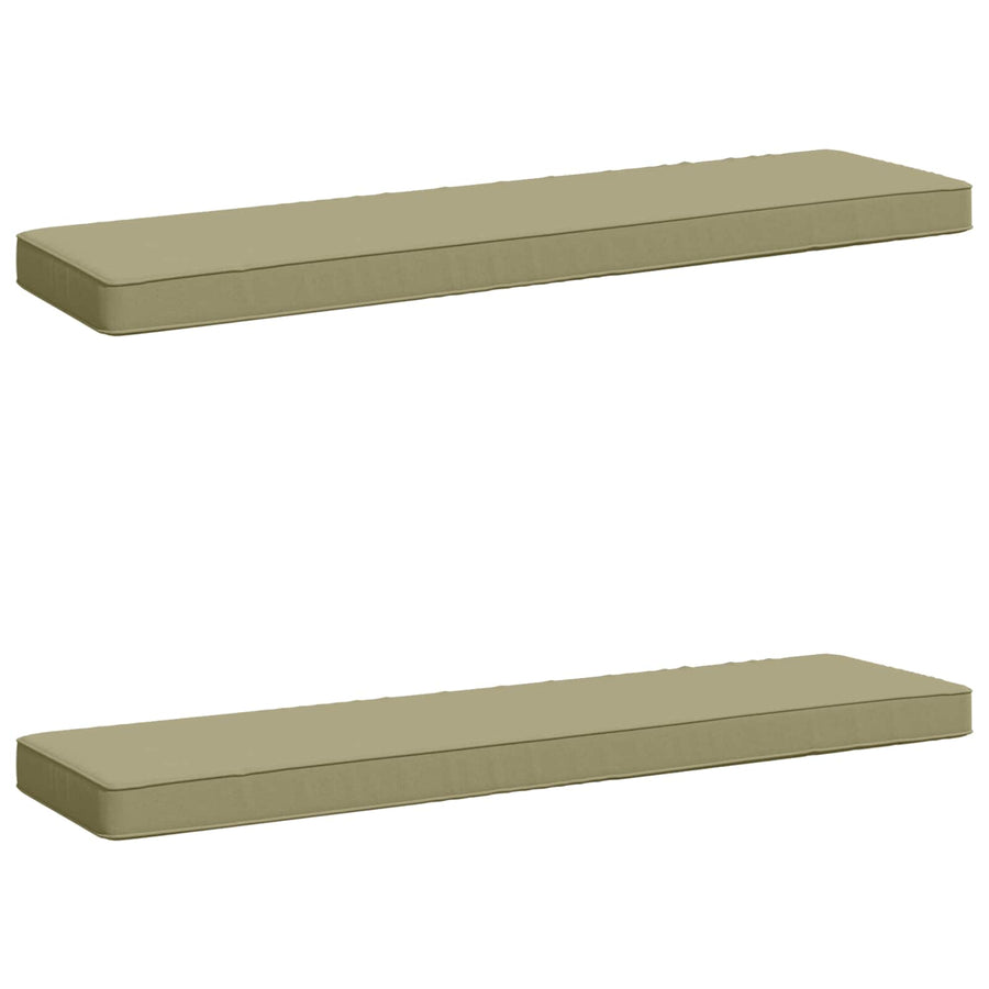 2-delige Bankkussens VUGHT 2 pcs 100% Polyester Lichtgroen