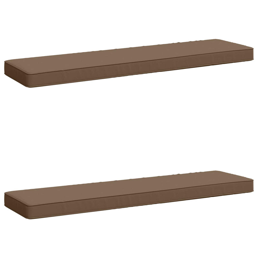 2-delige Bankkussens VUGHT 2 pcs 100% Polyester Taupe