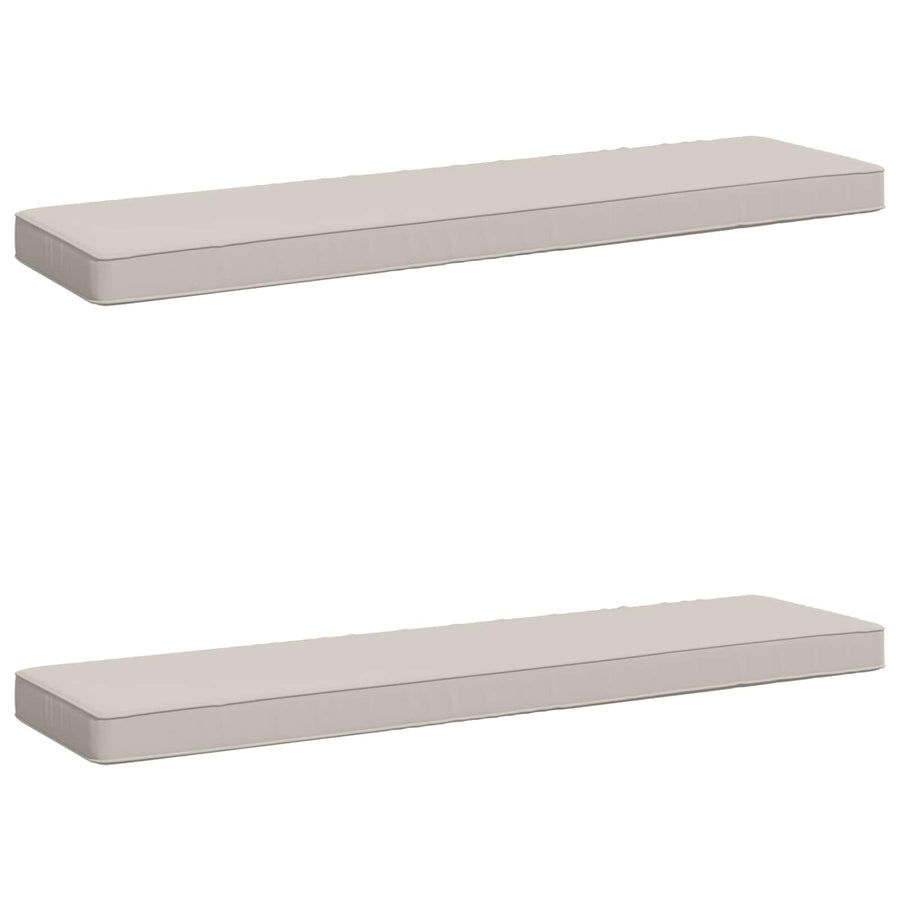 2-delige Bankkussens VUGHT 2 pcs 100% Polyester Wit