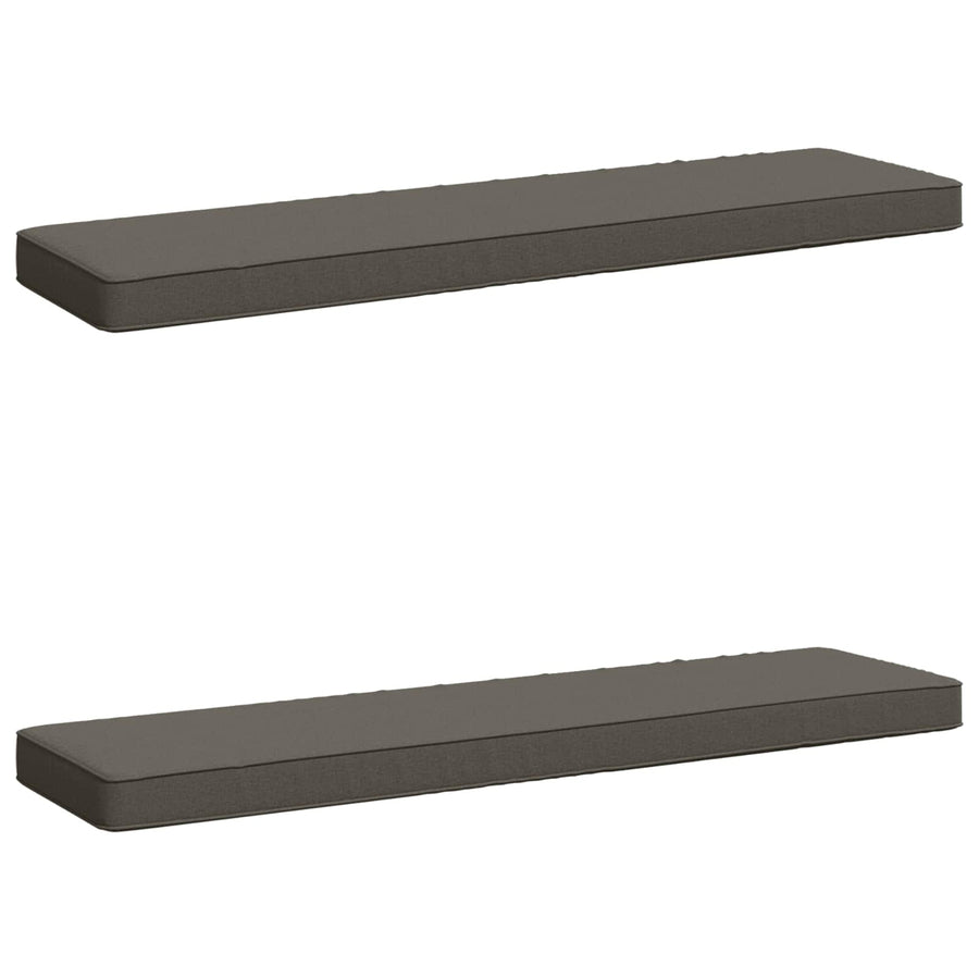 2-delige Bankkussens VUGHT 2 pcs 100% Polyester Grijs