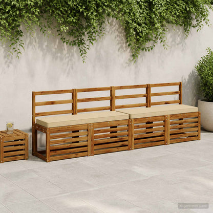 1-delig Bankkussen VUGHT 100% Polyester Beige 100 x 30 x 5 cm