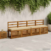 Bankkussen Vught 120x30x5 cm polyester beige