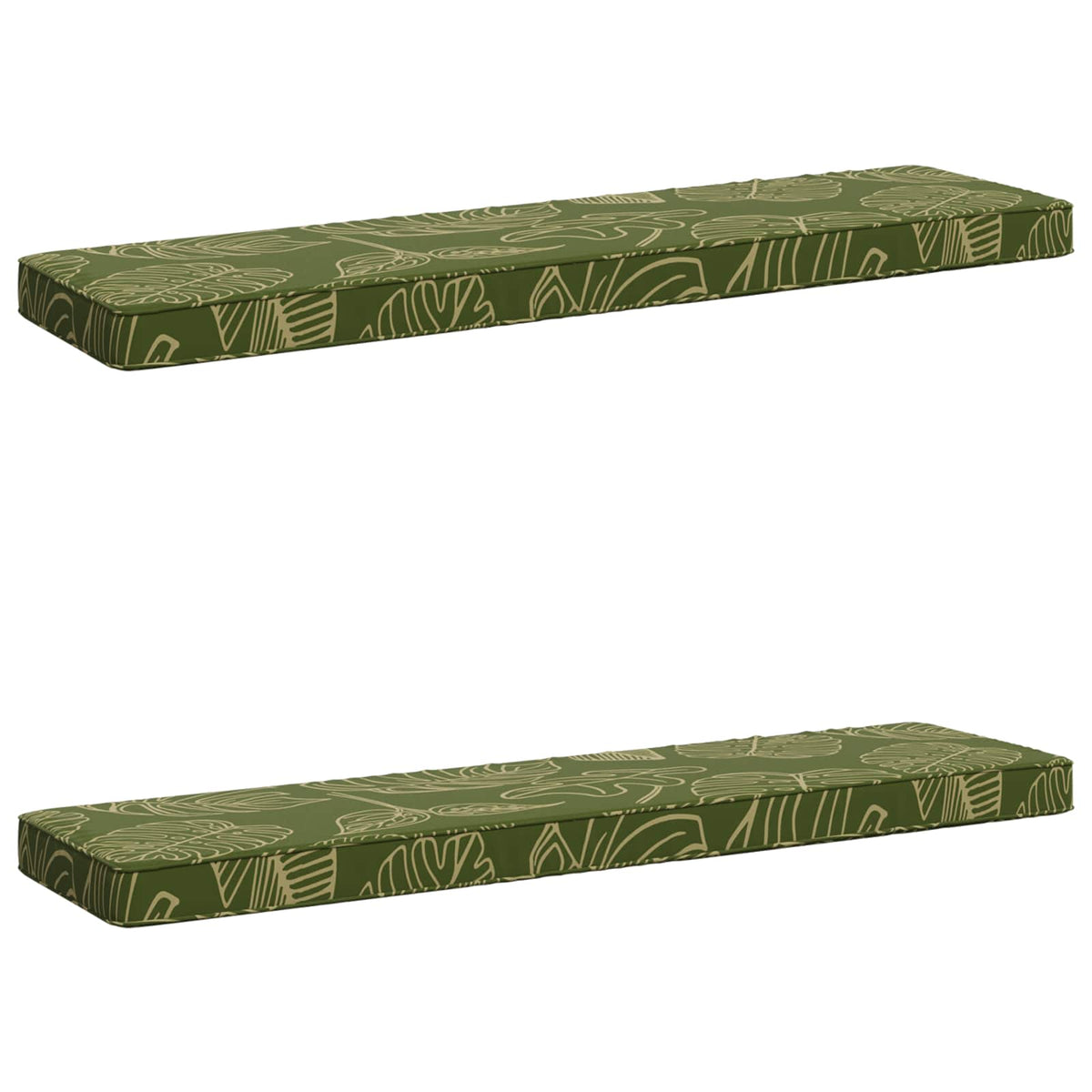 2-delige Bankkussens VUGHT 2 pcs 100% Polyester Bladontwerp