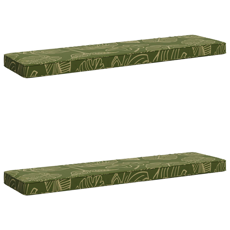 2-delige Bankkussens VUGHT 2 pcs 100% Polyester Bladontwerp