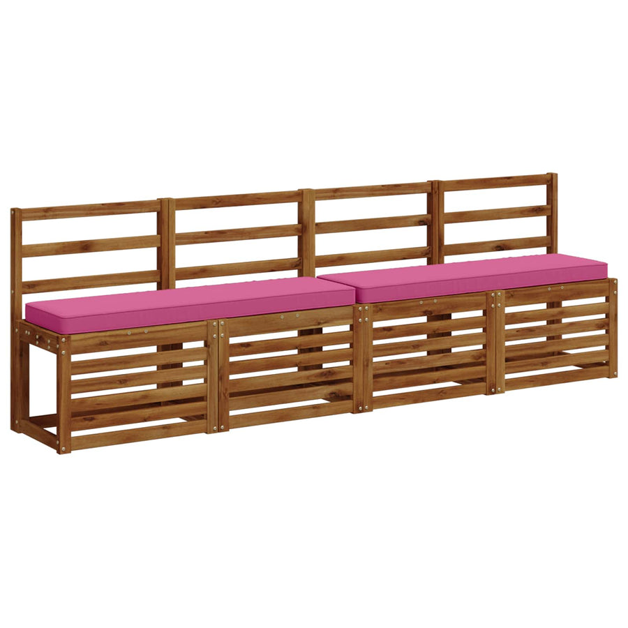 1-delig Bankkussen VUGHT 100% Polyester Roze 100 x 30 x 5 cm