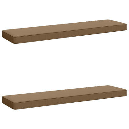 2-delige Bankkussens VUGHT 2 pcs 100% Polyester Taupe