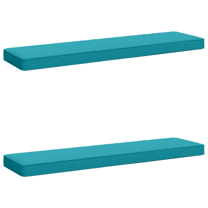 2-delige Bankkussens VUGHT 2 pcs 100% Polyester Turquoise