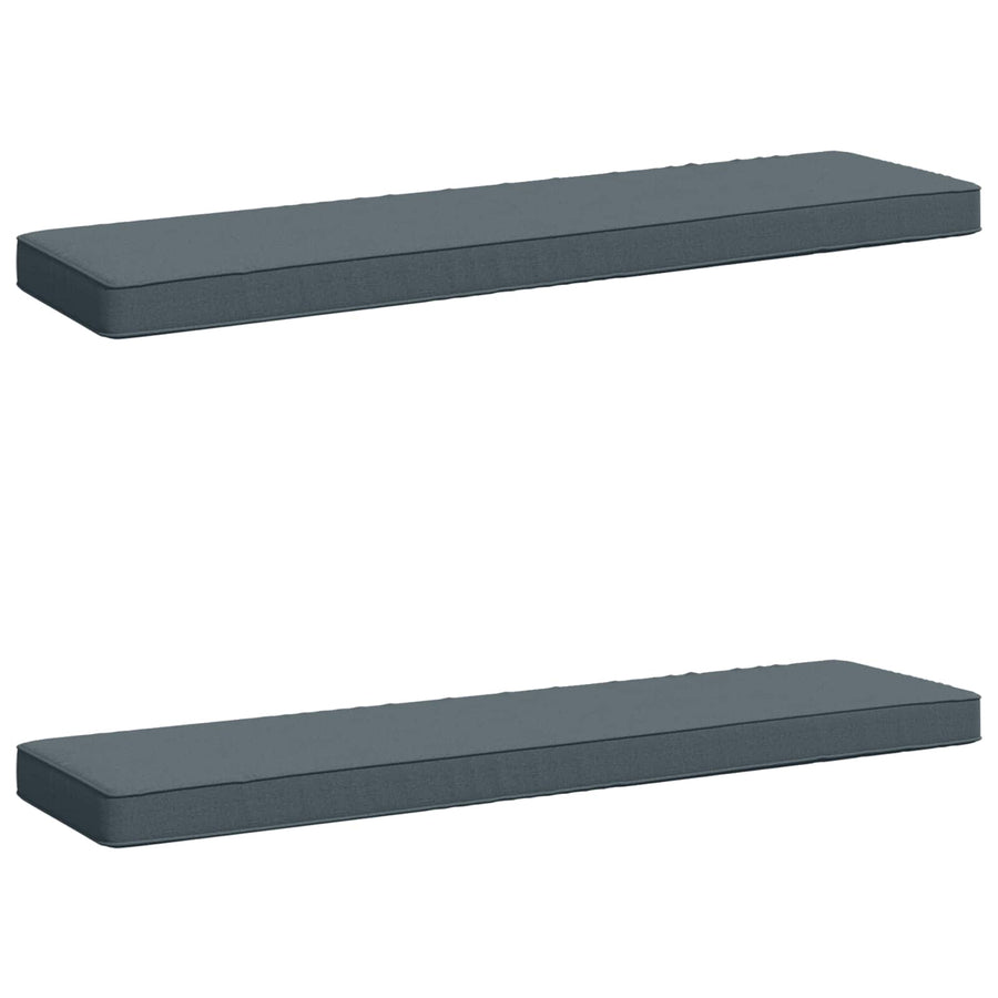 2-delige Bankkussens VUGHT 2 pcs 100% Polyester Blauw