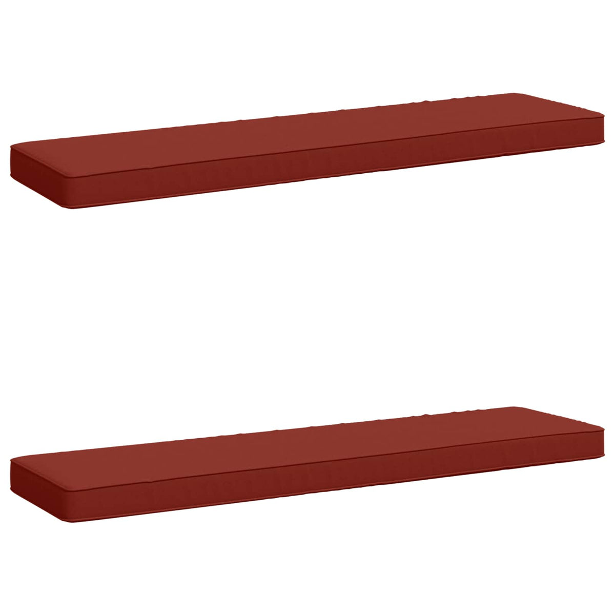 2-delige Bankkussens VUGHT 2 st 100% Polyester Rood