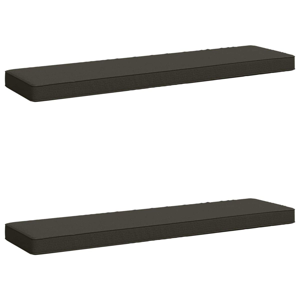 2-delige Bankkussens VUGHT 2 pcs 100% Polyester Antraciet