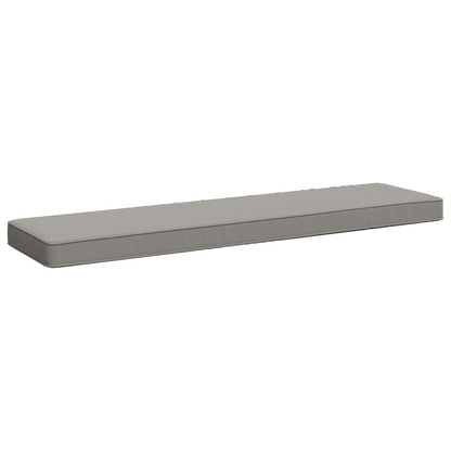 1-delig Bankkussen VUGHT 100% Polyester Grijs 110 x 30 x 5 cm