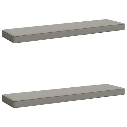 2-delige Bankkussens VUGHT 2 pcs 100% Polyester Grijs