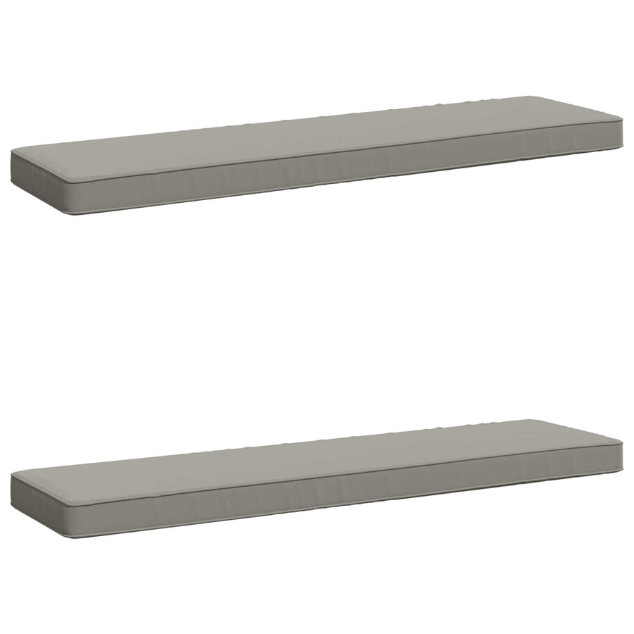 2-delige Bankkussens VUGHT 2 pcs 100% Polyester Grijs